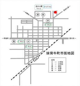 物件番号2の場所がわかる地図